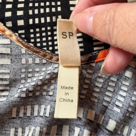 Anthropologie Tiny Abstract Colorblock Boho Tank Top Women’s Small SP - Picture 4 of 5